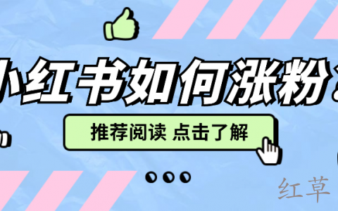 小红书如何涨粉？