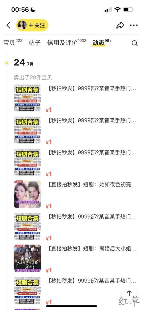 小红书➕闲鱼，卖短剧合集，单链接变现2.2w
