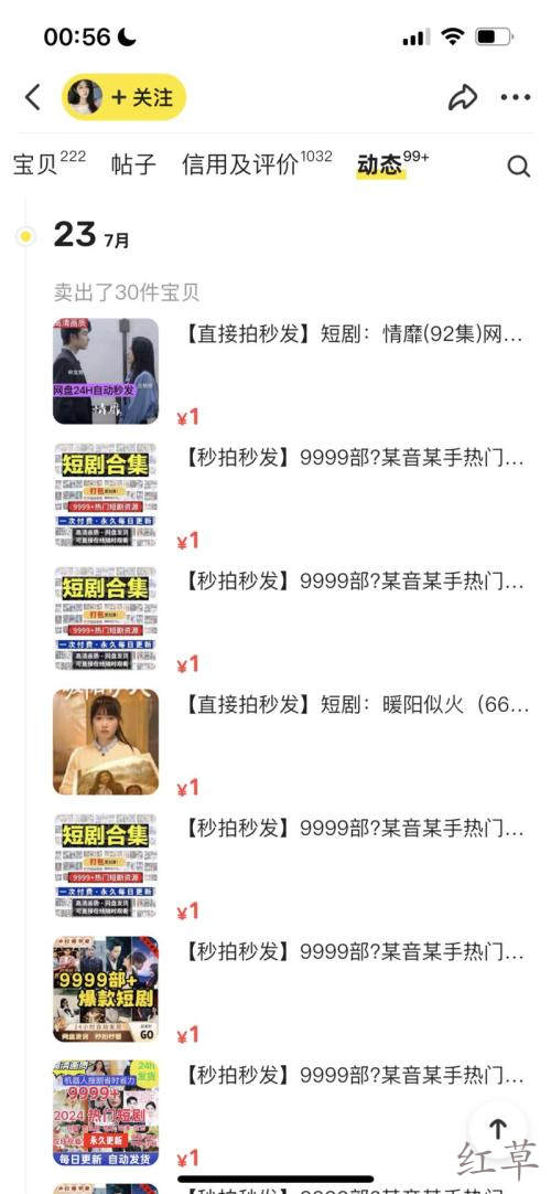 小红书➕闲鱼，卖短剧合集，单链接变现2.2w