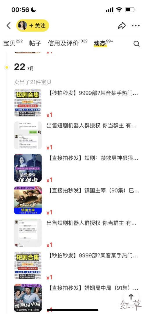 小红书➕闲鱼，卖短剧合集，单链接变现2.2w