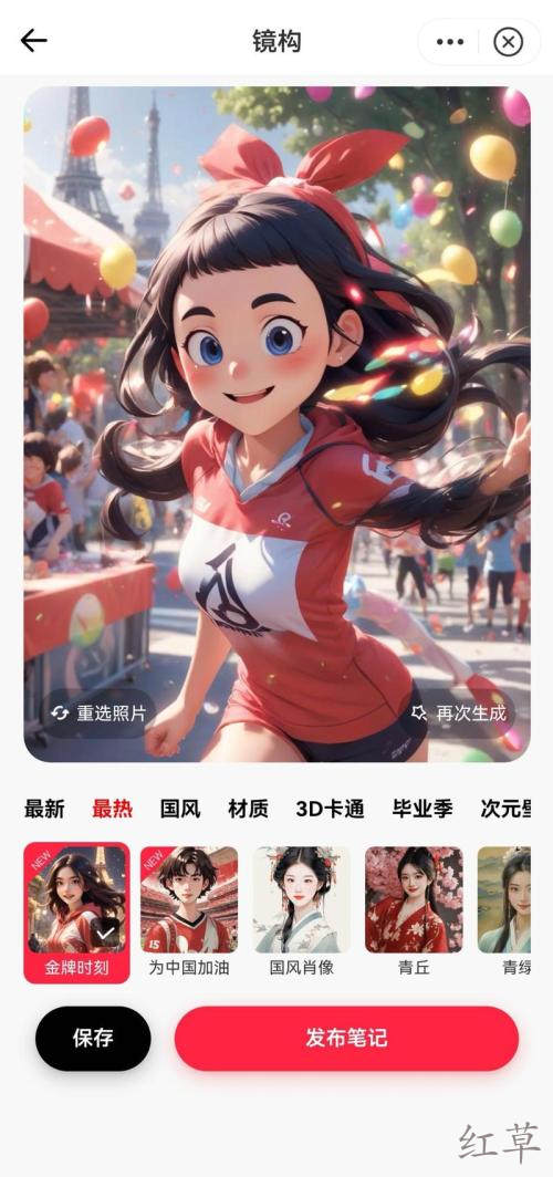 小红书最近悄悄上线了自的平台的画图AI工具