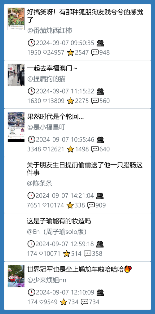 小红书昨天低粉爆文笔记
