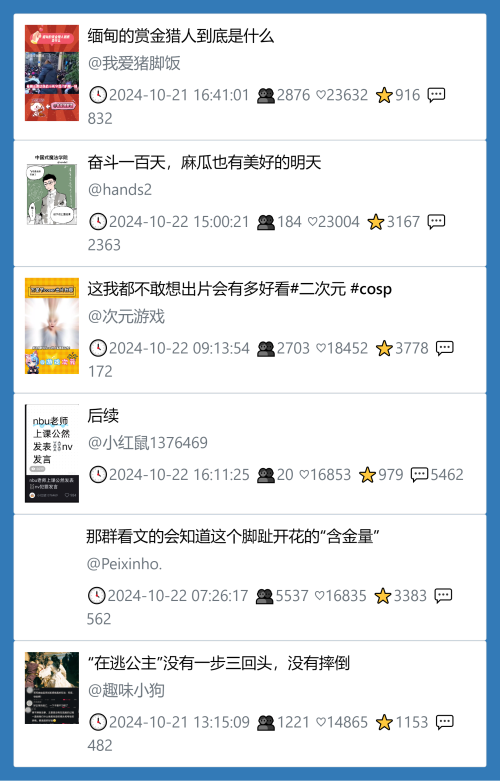 小红书今天低粉爆文笔记
