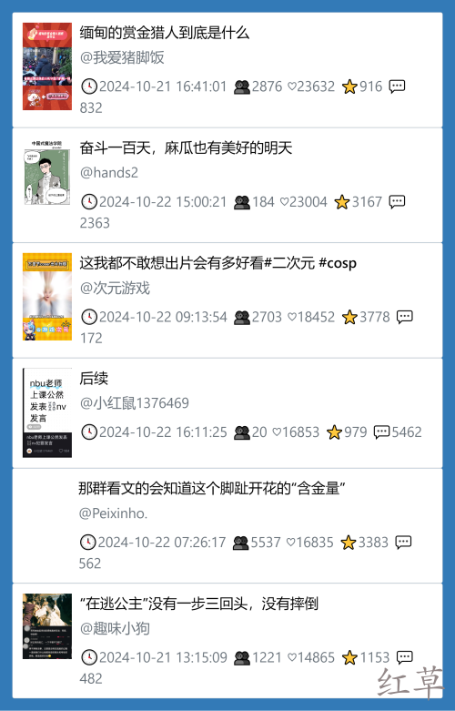 小红书今天低粉爆文笔记
