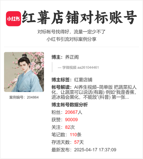 AI养生视频–简单版