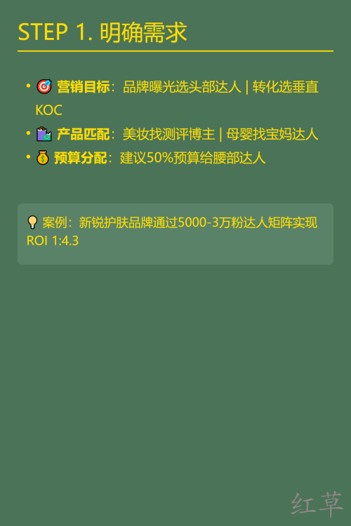 🔍 商家如何找到合适的小红书达人？