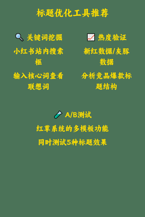 小红书爆款标题怎么写？3个核心公式+5种标题类型解析