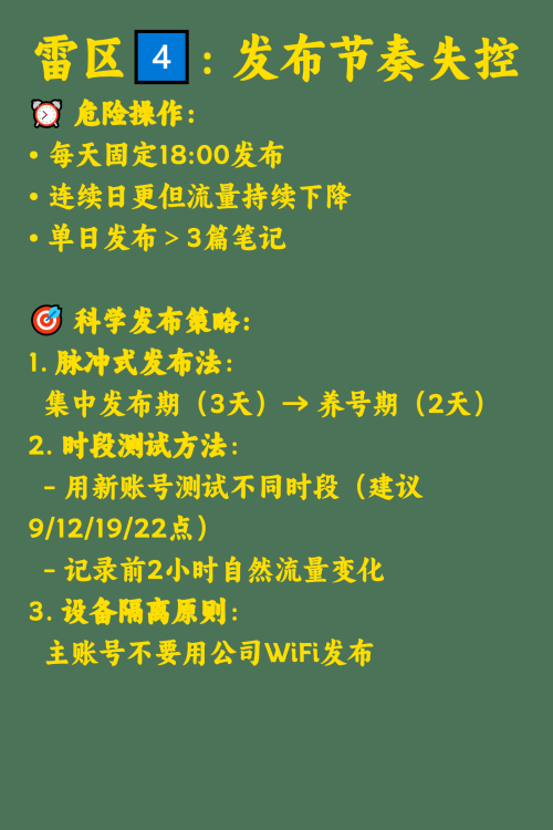 被限流？检查这5个隐形雷区！90%新人踩过的坑 🕳️