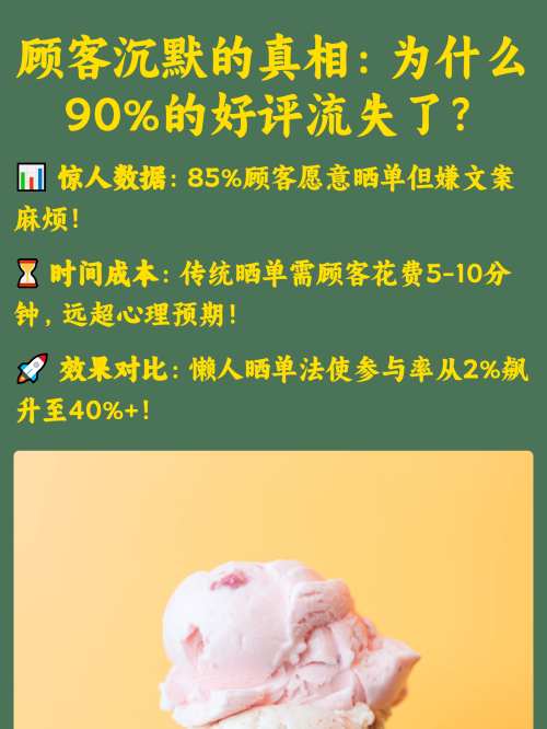 顾客嫌麻烦不愿写好评？这套