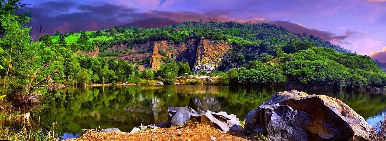 自然, 湖, 山, 石头, soi球, 景观, 美景, ma天首席运营官, 越南, 美景, 美景, 美景, 美景, 美景