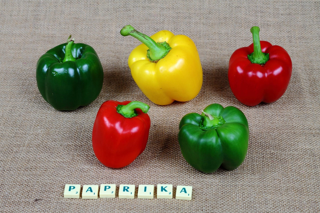 字幕, 写作, 拼字游戏, 单词, 字母, 字, 语言学习, 学习英语, 蔬菜, 食物, 自然, 性质, 生物, 健康, 胡椒, paprykowy, 多彩